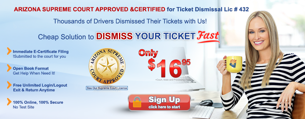 Arizona approved defensive driving online